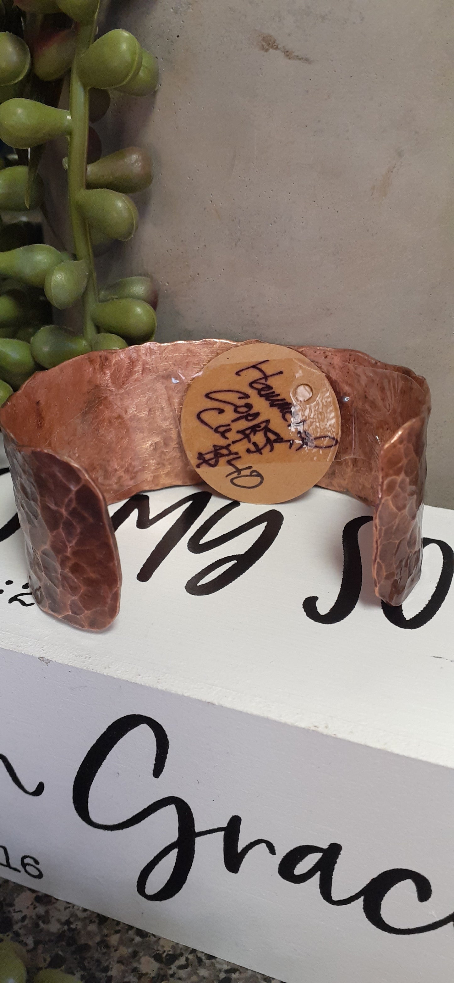 Hammered Copper Cuff