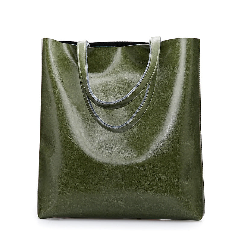 Leather Tote In several color choices