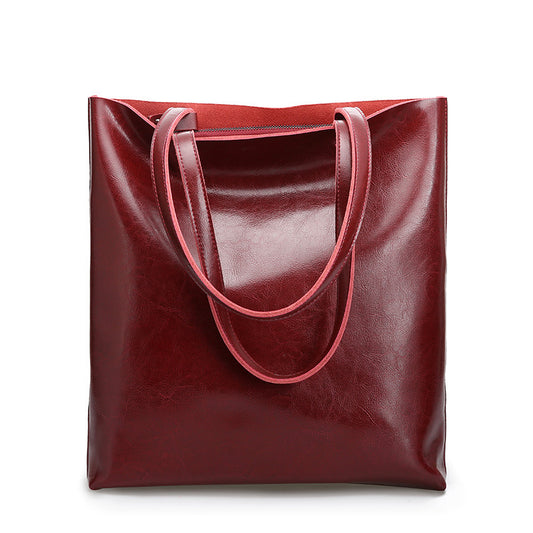 Leather Tote In several color choices