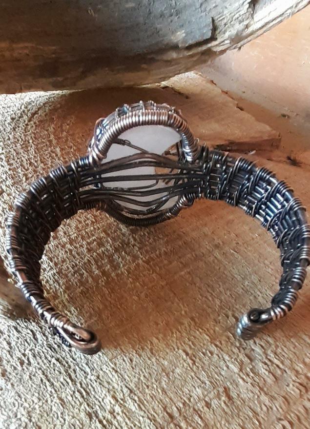 Copper Moon Cuff - WarmRainyDay