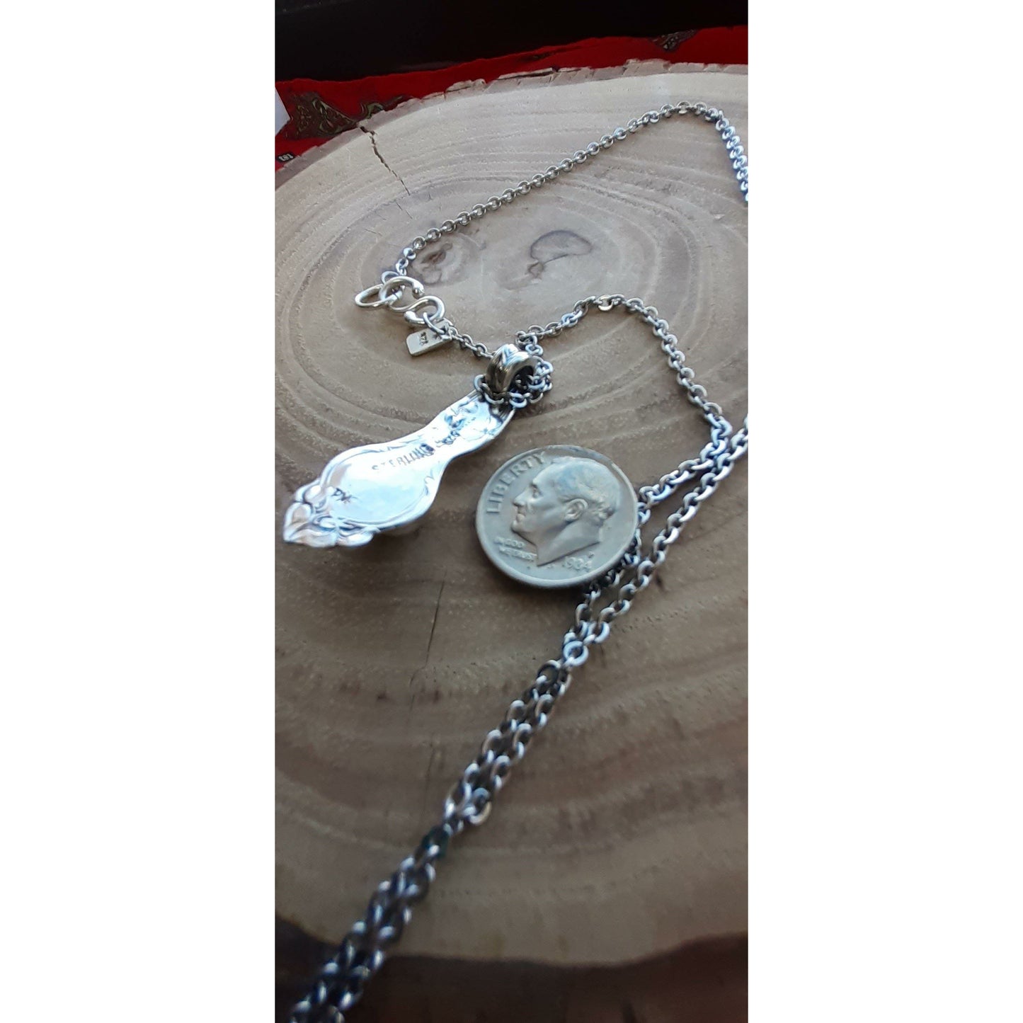 Salt Spoon with Moonstone - WarmRainyDay