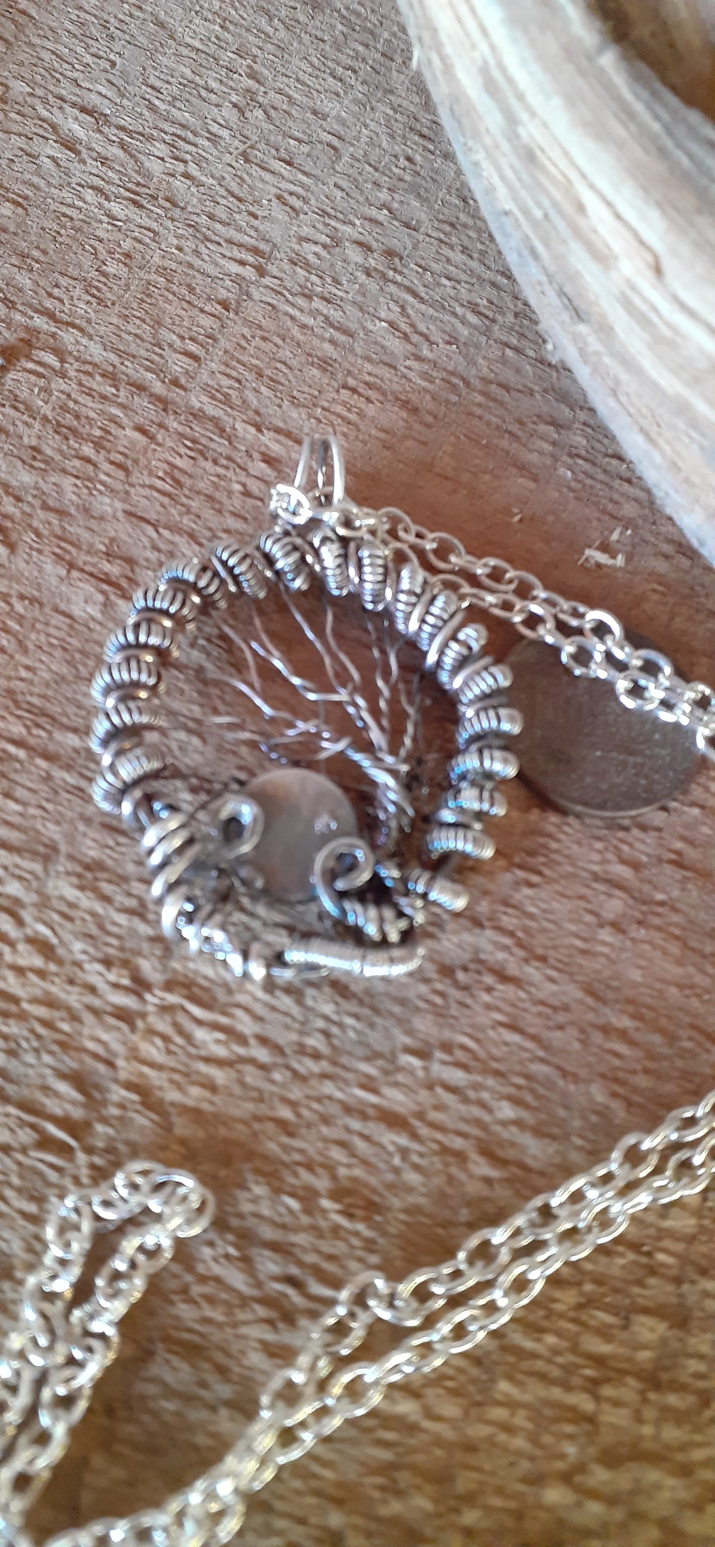 Sea Shell Woven Earrings, tree of life with Lapis| WRD - WarmRainyDay