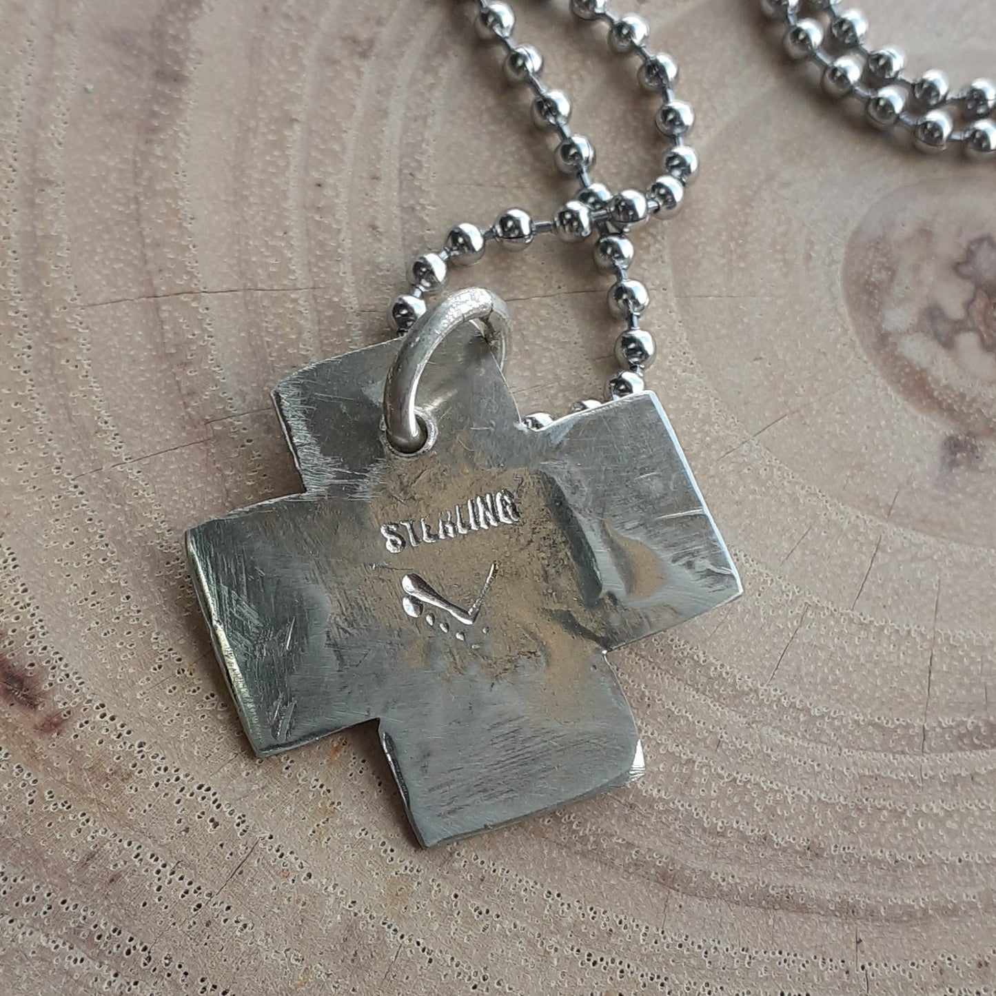 Southwestern Style Sterling Cross Necklace |WRD - WarmRainyDay