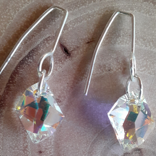 Dazzling Swarovski Crystal Earrings |WRD - WarmRainyDay