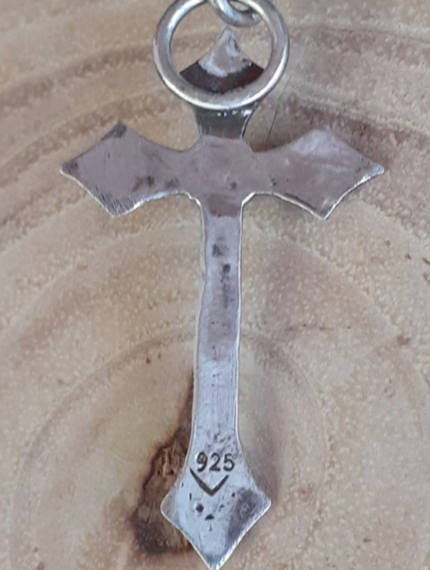 Narrow Pointed Cross Pendant Necklace |WRD - WarmRainyDay