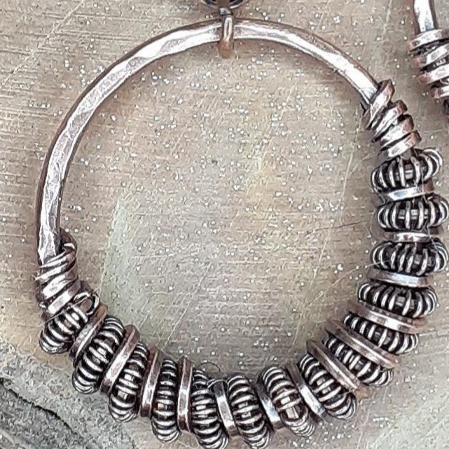 Coiled Copper Hoop Earrings |WRD - WarmRainyDay