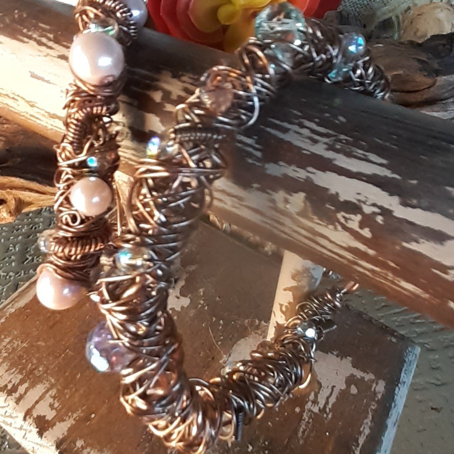 Nesting Beaded Bangle Bracelet |WRD - WarmRainyDay