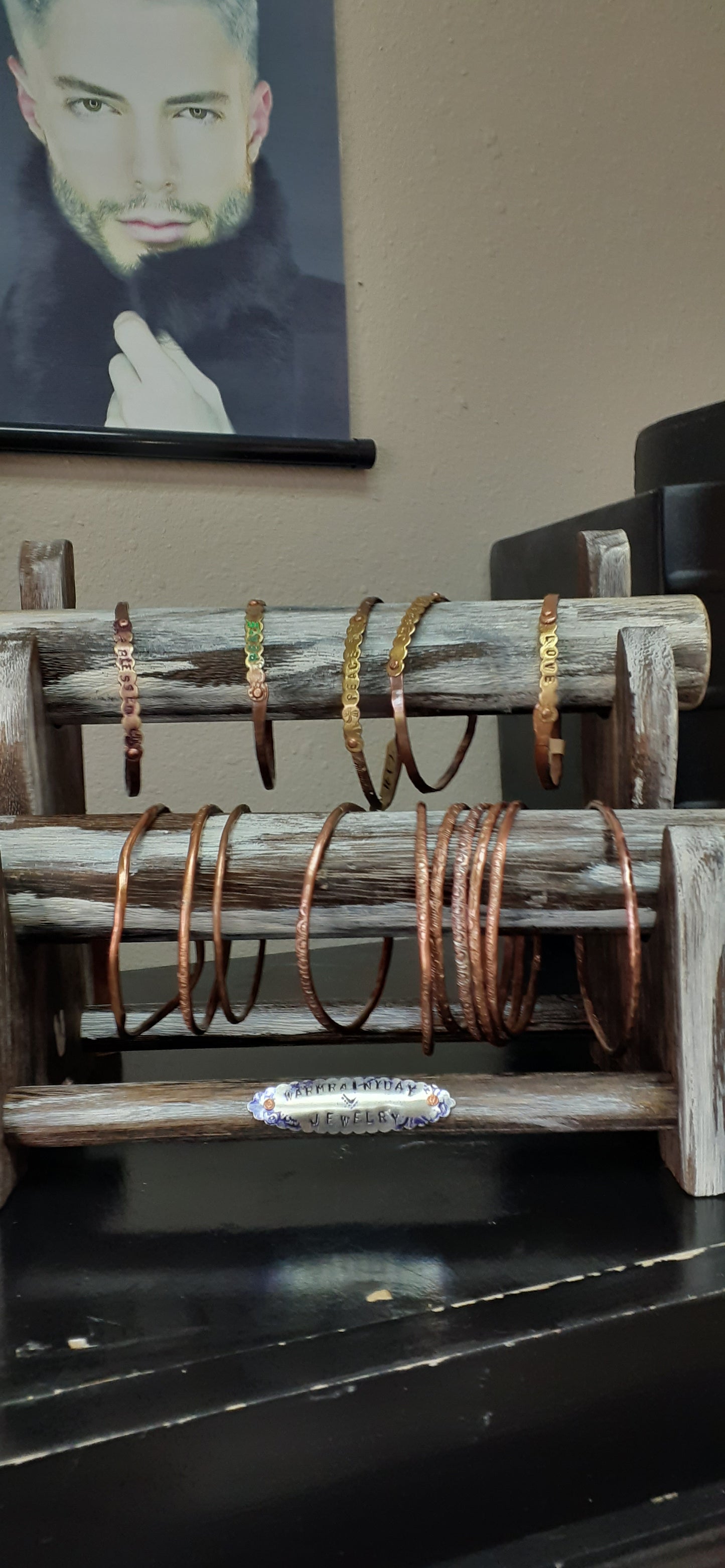 Small Bangle collection, display- wholesale - WarmRainyDay