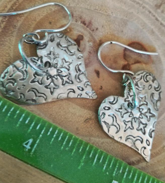 Sterling Heart Earrings|WRD - WarmRainyDay