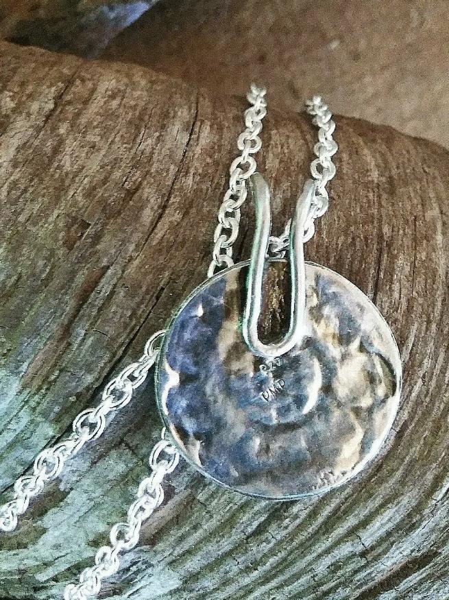 Celtic Mandela Pendant Sterling Handmade | WRD - WarmRainyDay