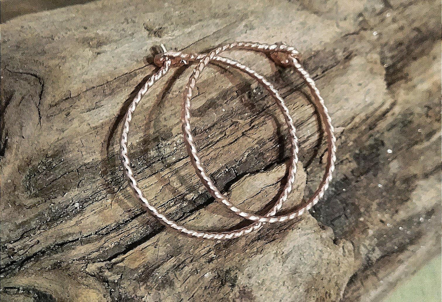 Rose Gold BoHo Hoops - WarmRainyDay