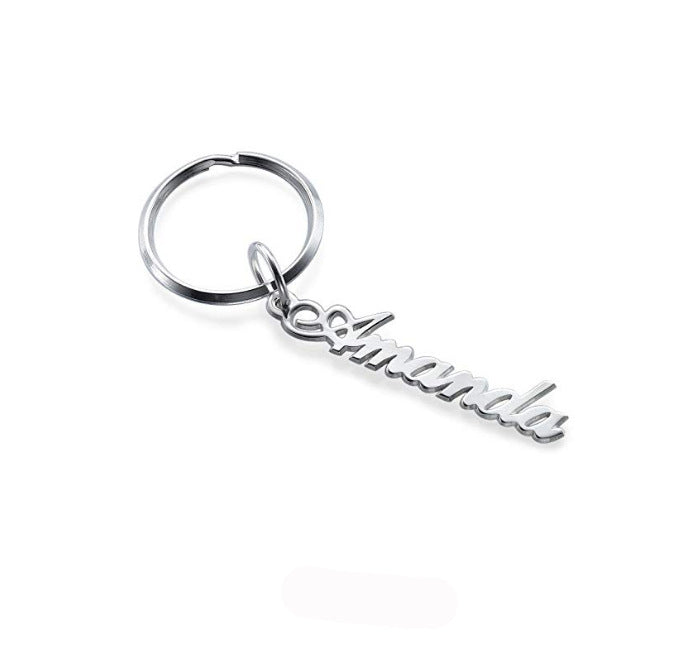 Personalized Keychain Stainless Steel