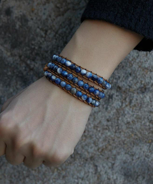 Natural Stone Hand Woven Multilayer Bracelet