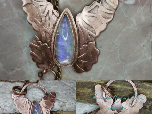 Copper Butterfly Moonstone - WarmRainyDay