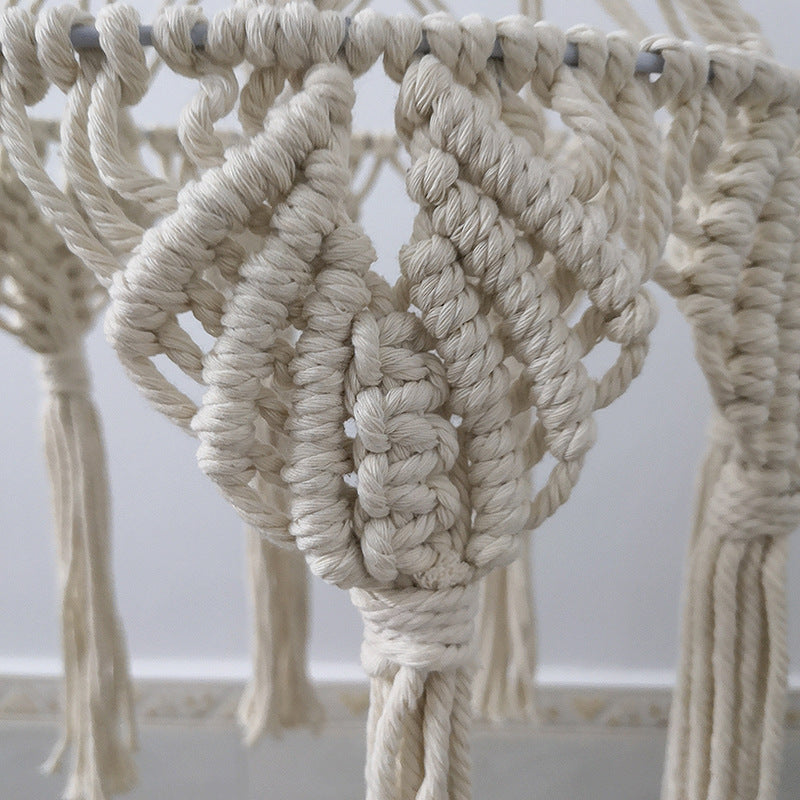 Boho Decoration Cotton Cord Hand-woven Macrame