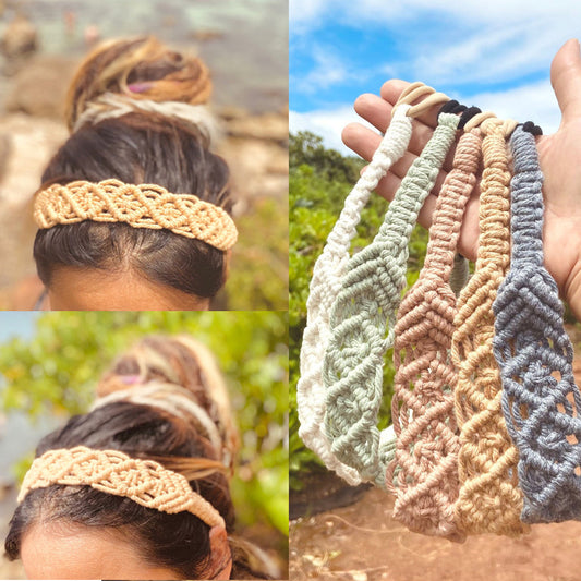 New Boho Hand Braided Cotton Rope Headband