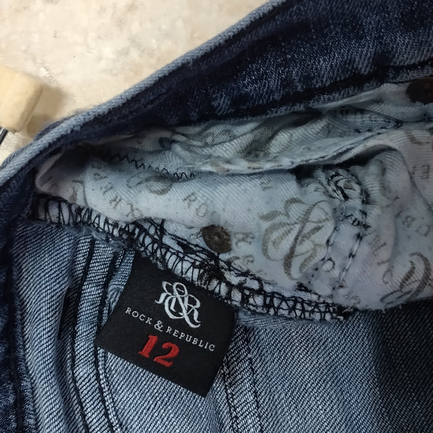 Vintage Upcycled Floral Patchwork Rock Revival Bell Bottom Jeans - 1-of-1 Distressed Boho Flare Pants