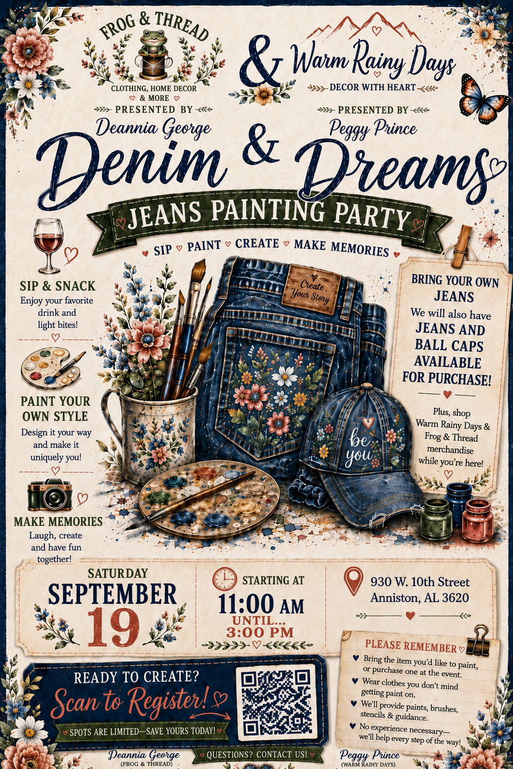 Denim & Dreams Paint Party