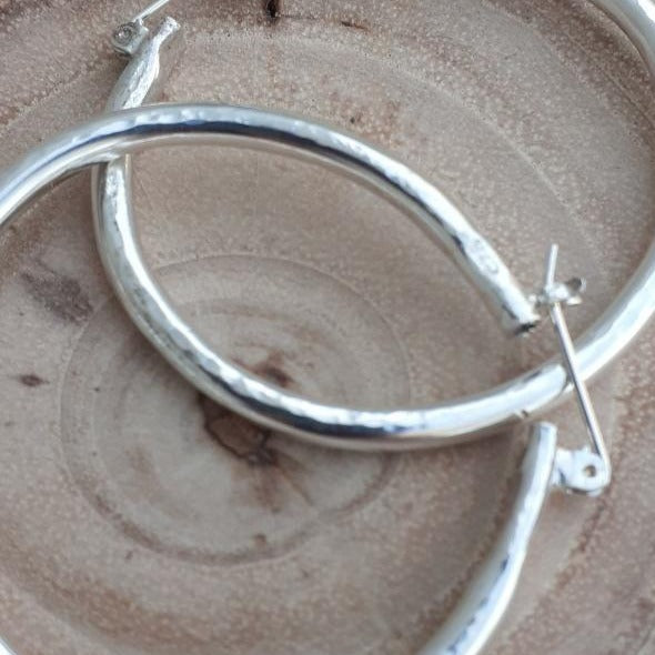 Argentium Hoop Earrings|WRD - WarmRainyDay