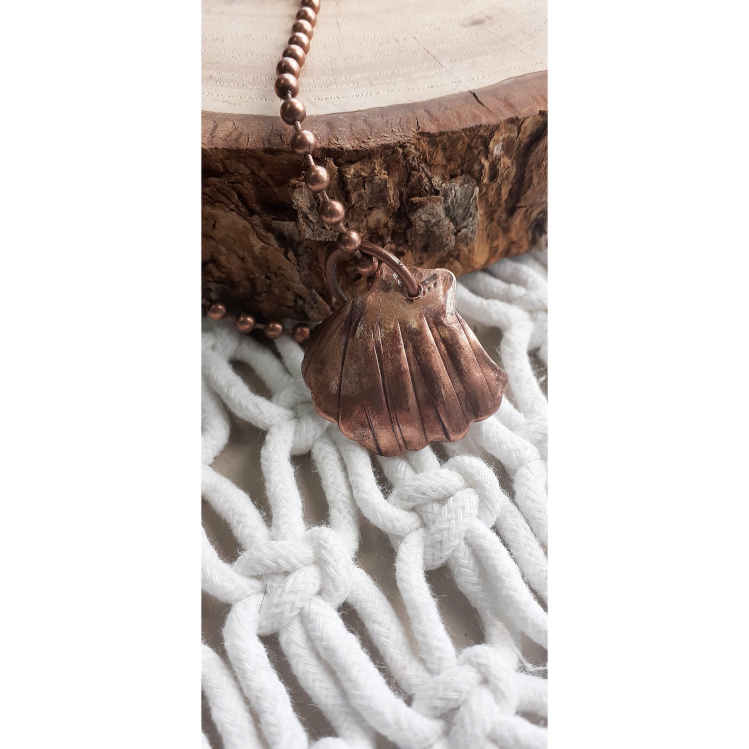 Ocean Necklace, Copper pendant|WRD - WarmRainyDay
