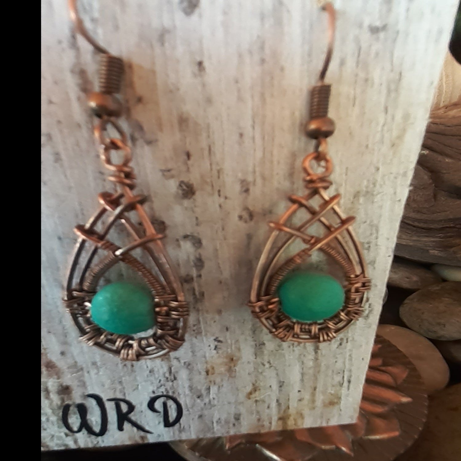 Wire Work Copper Earring | WRD - WarmRainyDay