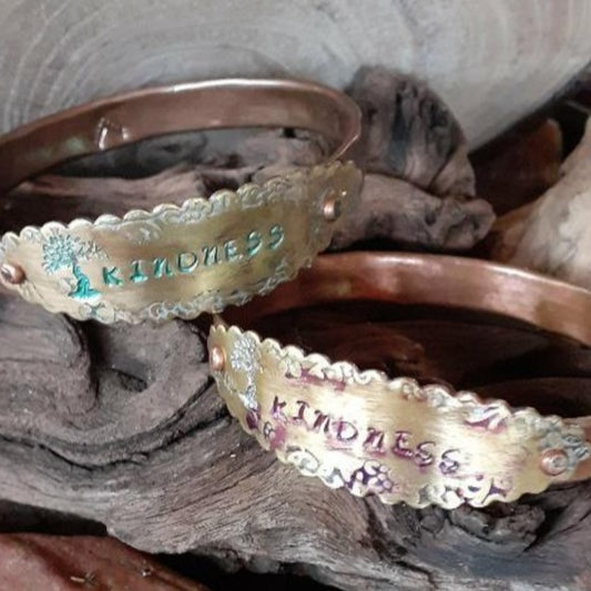 Riveted Kindness Bracelet | WRD - WarmRainyDay