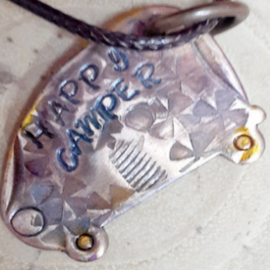 Happy Camper Pendant - WarmRainyDay
