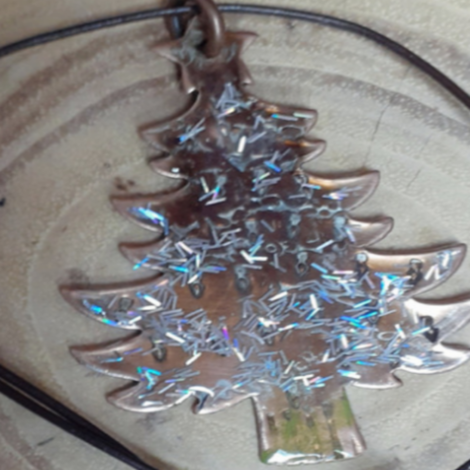 Copper Christmas Tree Pendant|WRD - WarmRainyDay