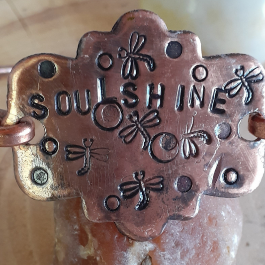 Inspirational Copper Stamped Tension Bracelets|WRD - WarmRainyDay