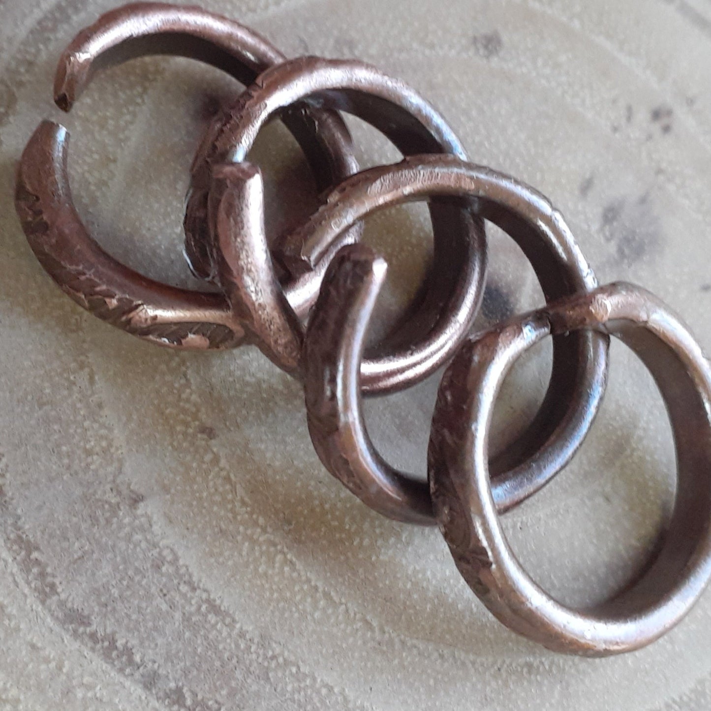 Copper bands, rings, wholesale - WarmRainyDay