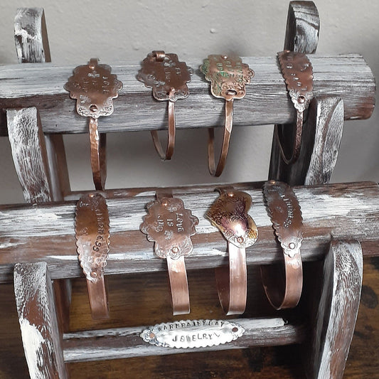 Wholesale copper inspirational bracelets with display |WRD - WarmRainyDay