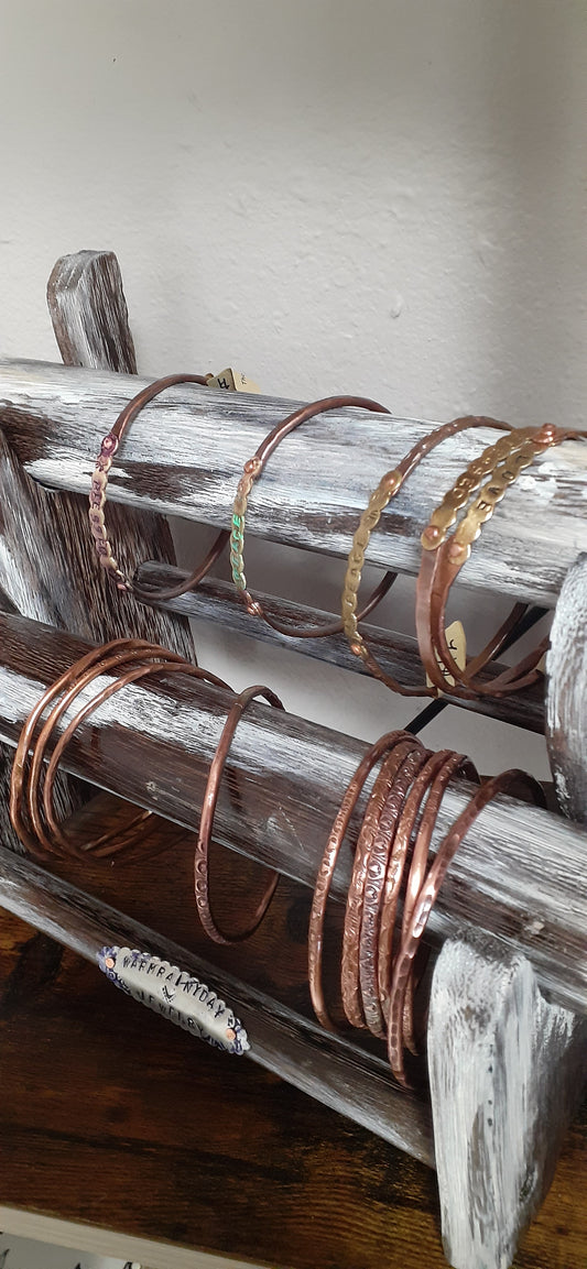 Wholesale Copper Bangle Collection with Display|WRD - WarmRainyDay