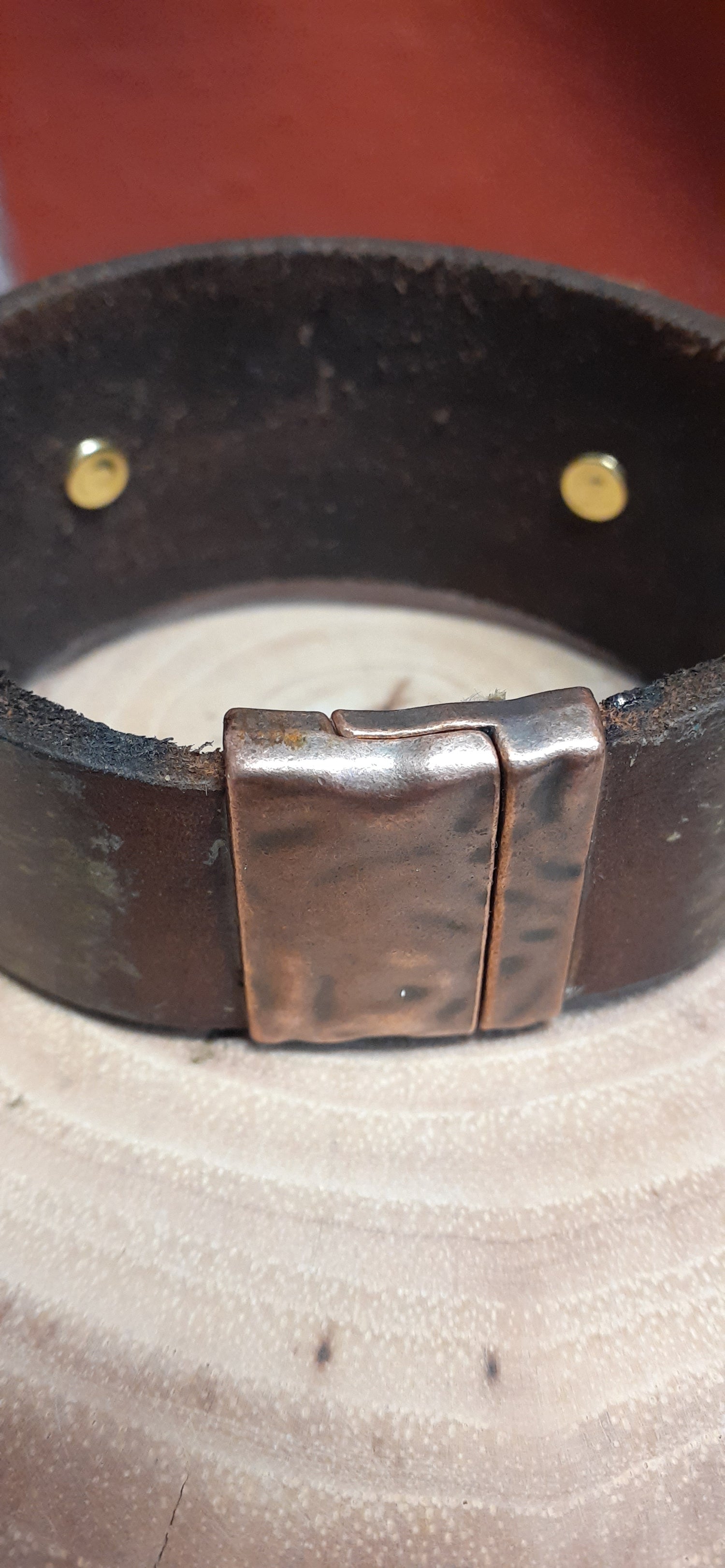 Leather Bracelet, interchangable, boho cuff| warmrainyday - WarmRainyDay