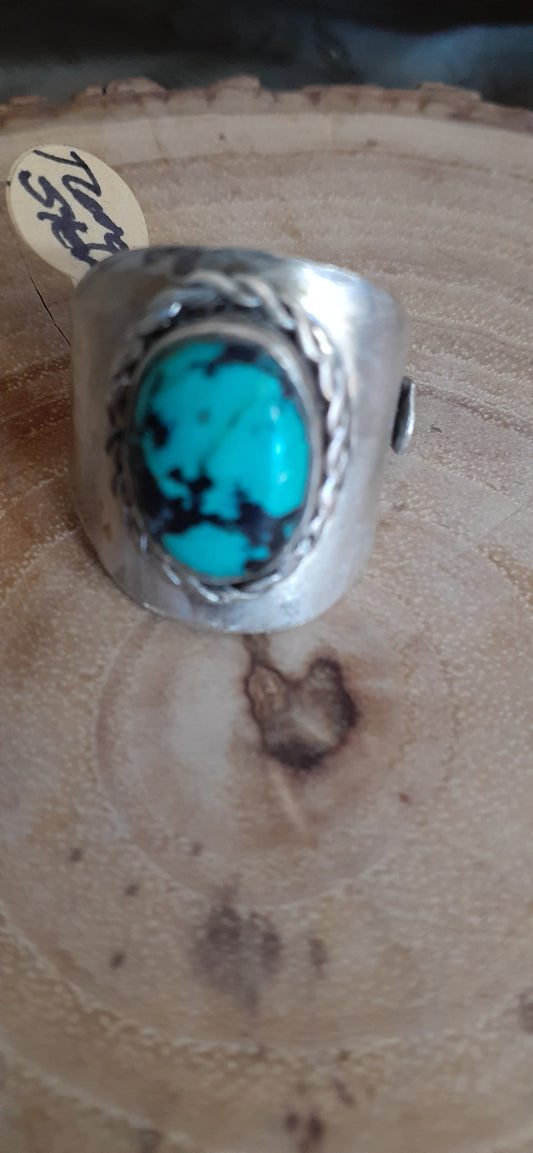 Turquoise Saddle Ring|WRD - WarmRainyDay