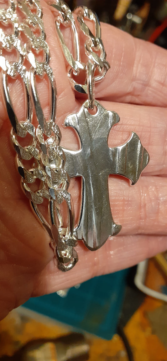 Sterling Cross and chain