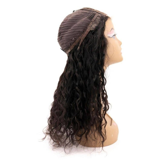 Messy Curl Transparent Closure Wig - WarmRainyDay