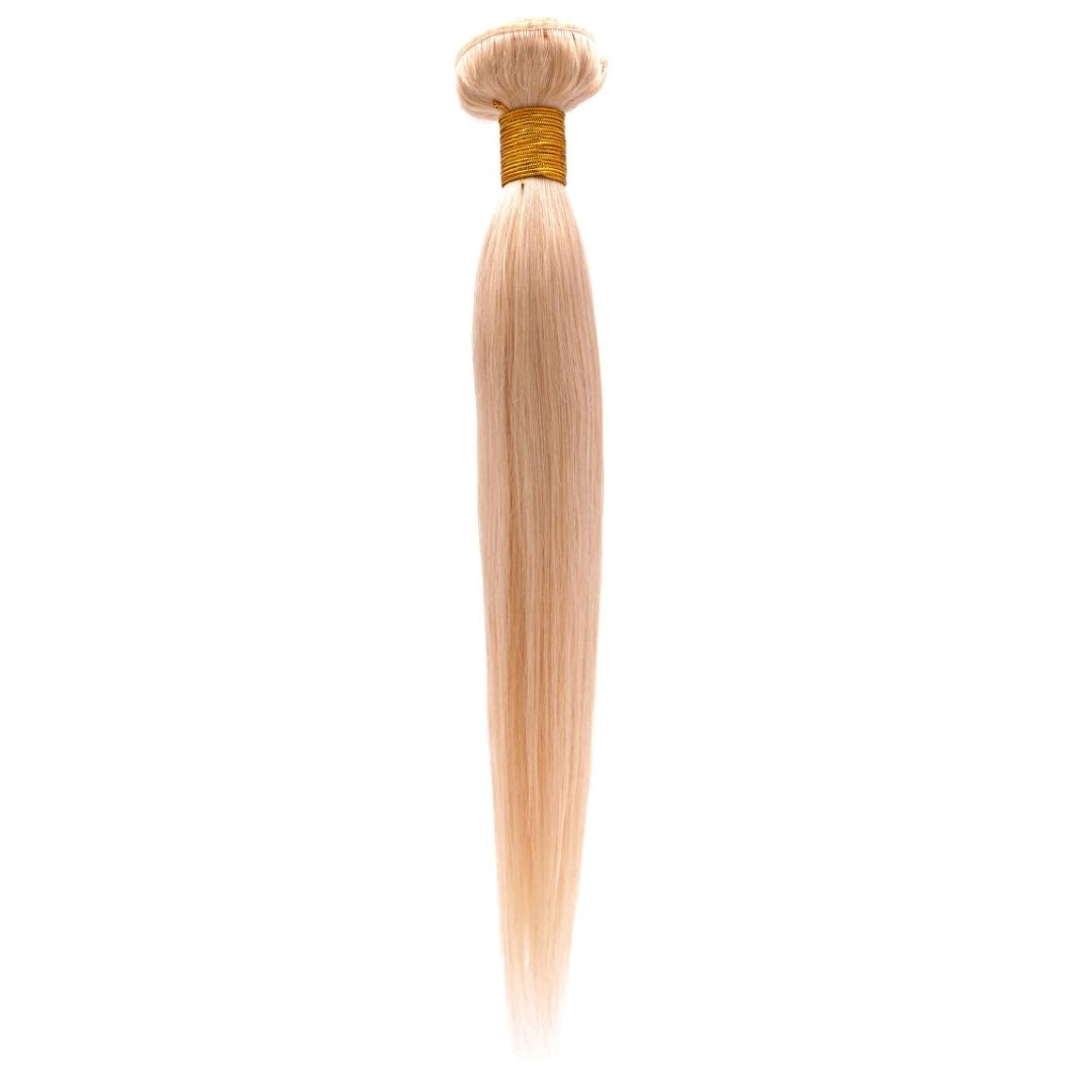 Blonde Brazilian Straight Hair Extensions - WarmRainyDay