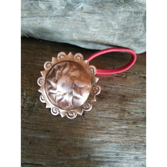 Copper Sun Ponytail Concho - WarmRainyDay