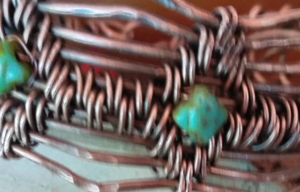 Woven Copper Bracelet - WarmRainyDay