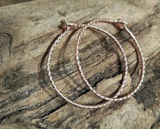 Rose Gold BoHo Hoops - WarmRainyDay