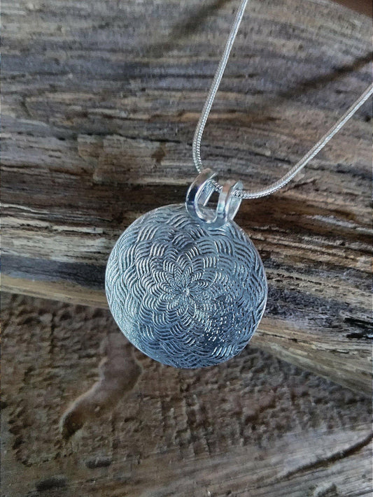 Patterned Mandela Pendant| WRD - WarmRainyDay