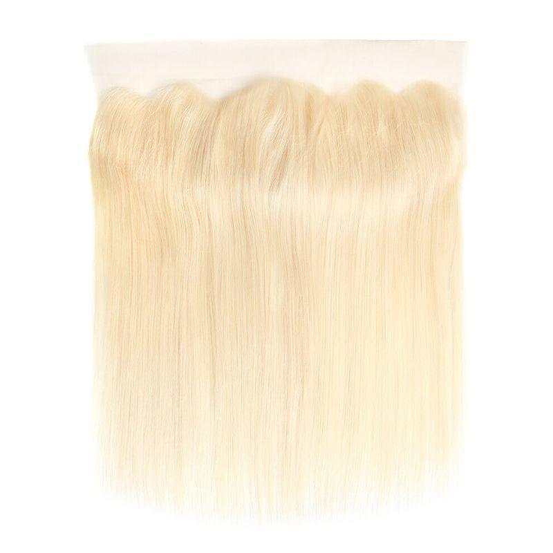 Russian Blonde Straight Lace Frontal - WarmRainyDay
