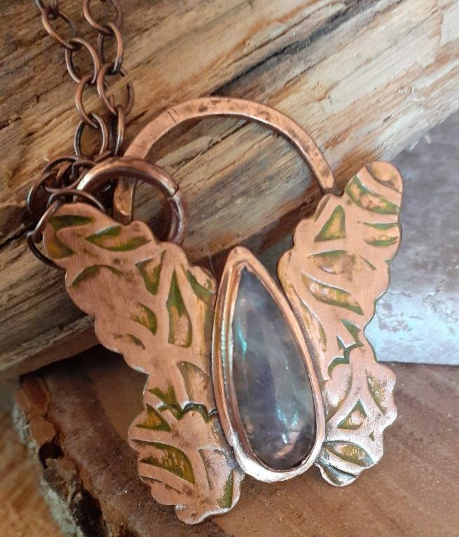 Copper Butterfly Moonstone - WarmRainyDay