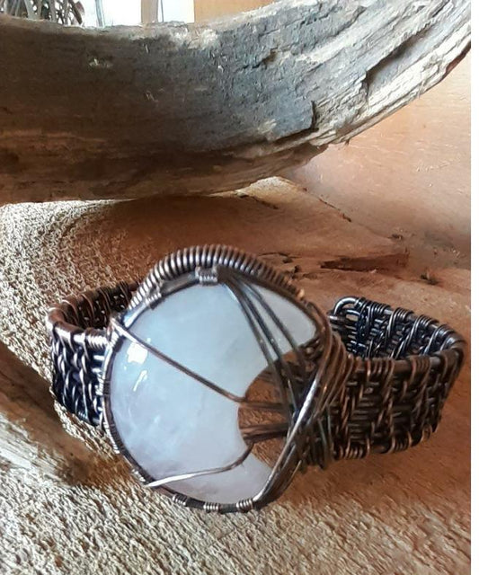 Copper Moon Cuff - WarmRainyDay